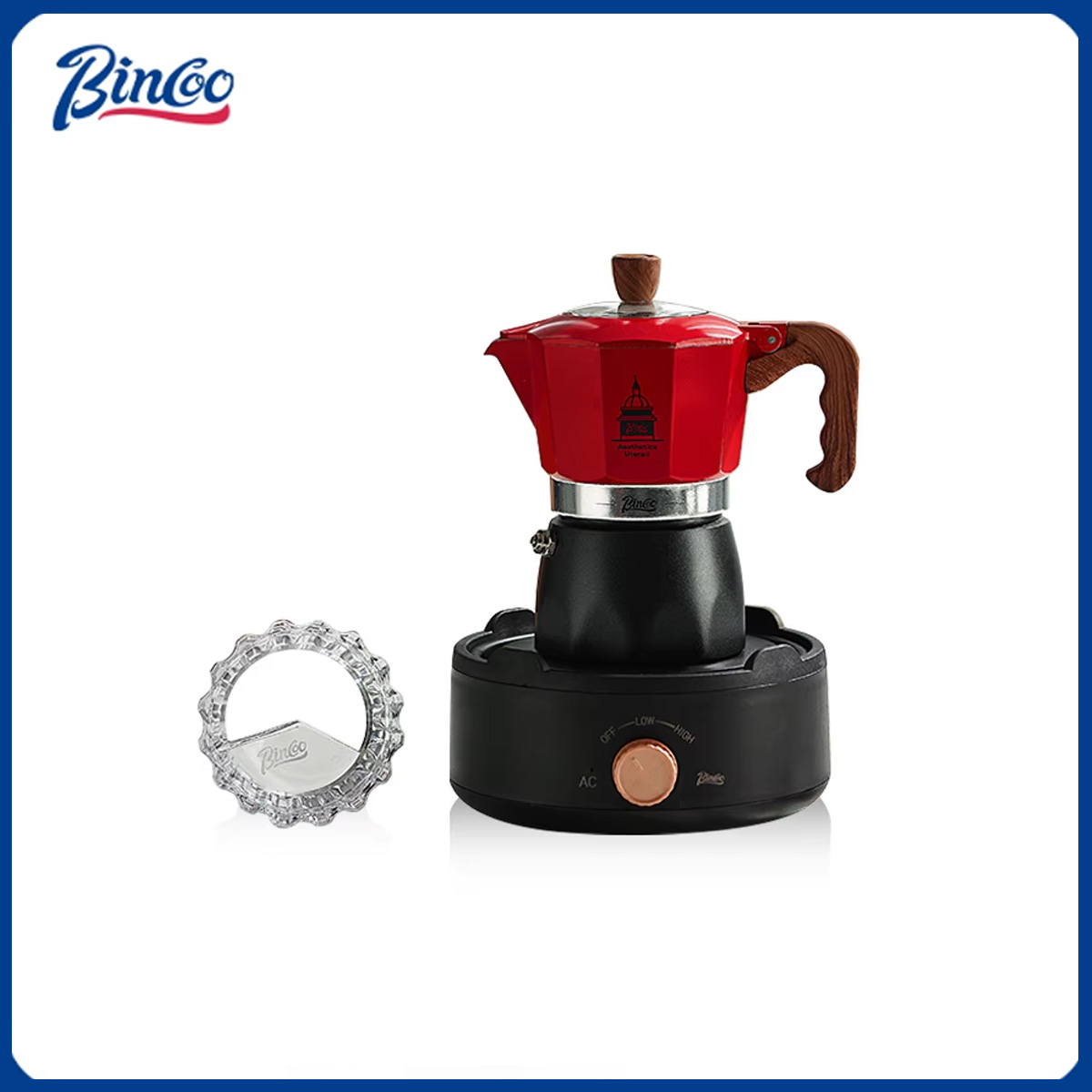Home Barista - Bincoo Çift Valfli Kahve Moka Pot
