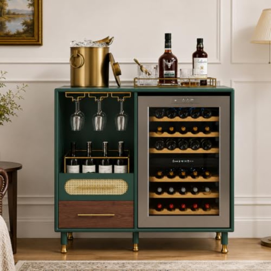 Home Bar And Fridge - Mini Buzdolabı Alanlı Bar Dolabı, ev