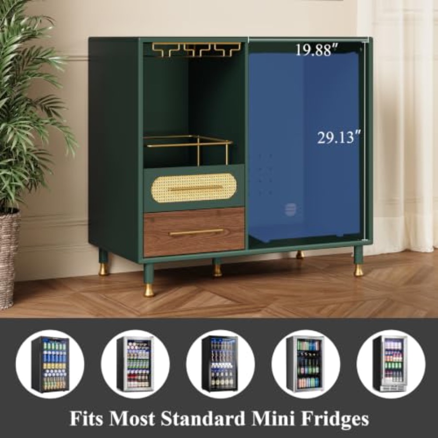 Mini Buzdolabı Alanlı Bar Dola - Home Bar And Fridge incelemesi ve fiyatı