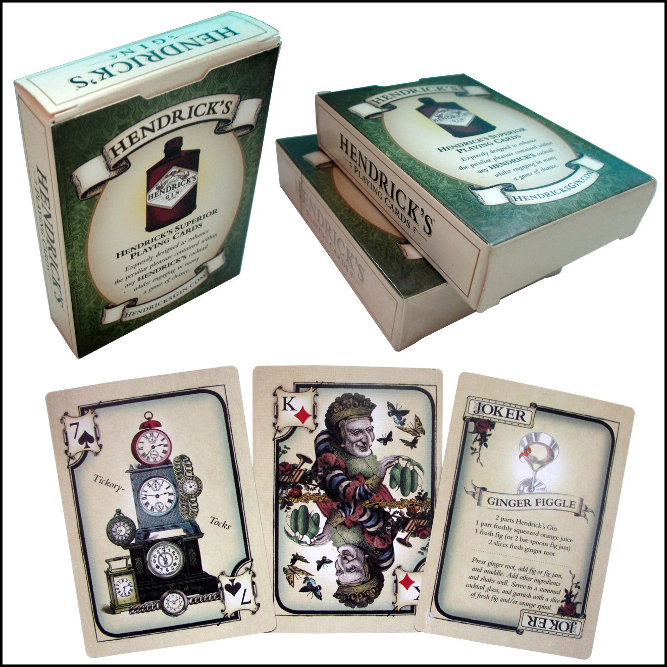 Tam 52 Kartlı Deste Hendrick's - Cocktail Recipe Book incelemesi ve fiyatı