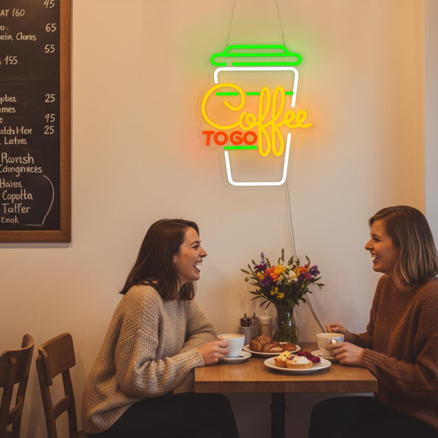 Kahve Neon Tabelası USB Kısıla - Home Bar And Kitchen incelemesi ve fiyatı