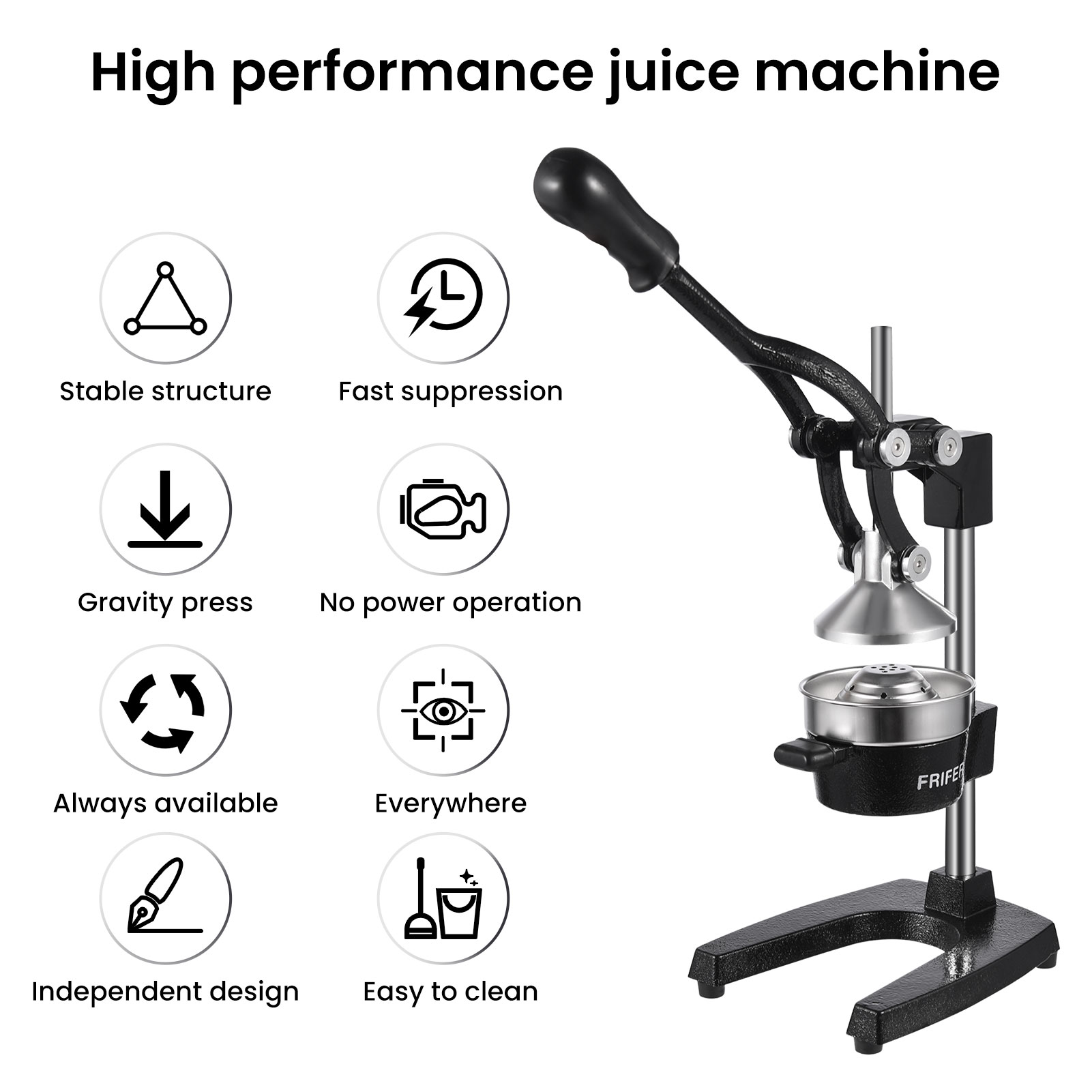 Hafif Paslanmaz Çelik Manuel N - Citrus Juicer Bar incelemesi ve fiyatı